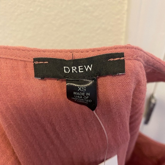 2 FOR $25 DREW PINK FLOWY DRESS SLEEVELESS COTTON SIZE XS NEW $210 - Picture 7 of 7